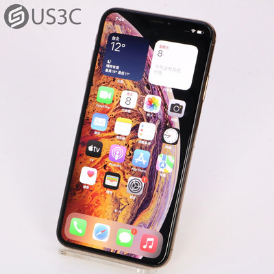 【US3C-高雄店】台灣公司貨 Apple iPhone XS Max 256G 金色 6.5吋 3D Touch 臉部辨識 UCare延長保固6個月