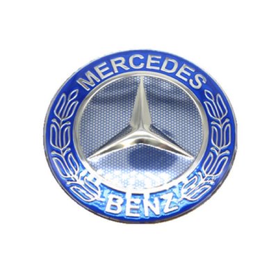 賓士 Benz 鋁圈 輪圈中心蓋貼紙標誌 貼標65MM W2045 c200 c250 c300 w203 amg-飛馬汽車