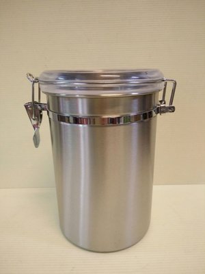 高級不鏽鋼密封罐/茶葉罐/ 保存罐12.5cm*18.5cm