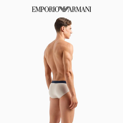 內褲EMPORIO ARMANI/阿瑪尼夏季新款男士兩條裝彈力三角內褲套裝