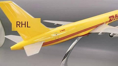 極致優品 飛機模型  B757DHL敦豪快遞貨機模型 波音757 DHL禮品擺件 47cm MF858