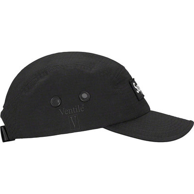 2023 春夏 23SS Supreme Ventile Camp Cap 五分割帽 厚貼布 老帽 防潑水 黑色 全新真品 現貨