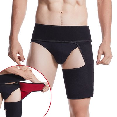 護膝亞馬遜健身護腿帶防肌肉拉傷保護護臀帶男女款護大腿運動護具