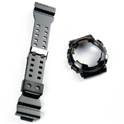 森尼3C-錶帶+錶殼卡西歐casio G-Shock GA-110 120 130 GA150 300樹脂矽膠錶帶-品質保證