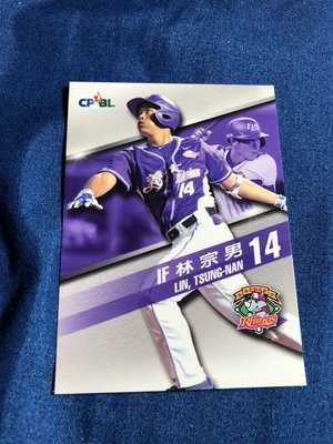 2015中華職棒球員卡 義大犀牛 林宗男