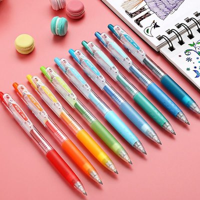日本百樂Juice果汁筆彩色中性筆按動式做筆記手賬學生用日系36色