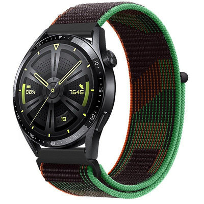 (吉村)適用於 Samsung Galaxy watch 4 Active2 / Huawei GT 2 3 pro / 尼龍透