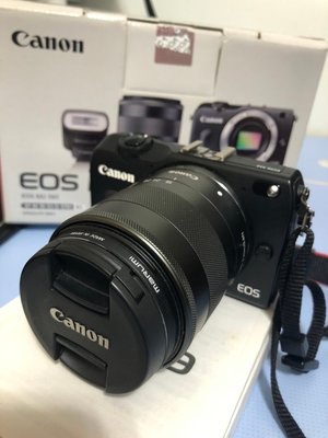 【原廠Canon佳能】 EOS-M2 微單眼數位相機 (含18-55mm鏡頭+閃燈組)