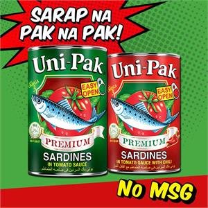 【苡琳小舖】菲律賓 Uni-Pak 蕃茄醬沙丁魚罐 155g