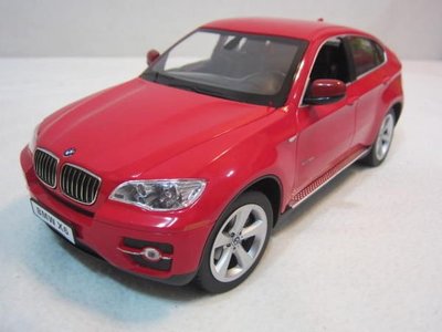 【KENTIM 玩具城】1:14(1/14)全新BMW寶馬X6休旅車紅色擬真烤漆原廠授權遙控車(RASTAR公司貨)