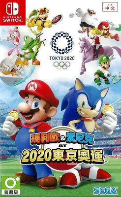 【二手遊戲】任天堂 SWITCH NS 瑪利歐 &amp; 索尼克 AT 2020 東京奧運 音速小子 2021 中文版 台中