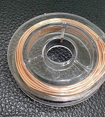 (現貨)【手工藝】金屬編織 串珠 科學實驗 超細 紅銅線 裸銅線 圓線 0.3mm 20M 特價中