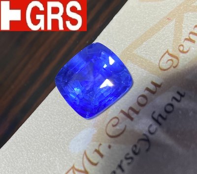 【台北周先生】天然藍寶石 10.86克拉 大顆 濃郁鮮豔 正藍色 無燒 超棒錫蘭產 送GRS證書