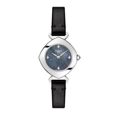 Tissot 天梭伊婷系列皮帶石英女腕錶 T1131091612600