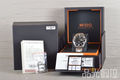 【品光數位】MIDO M0424304405100 海洋之星 200米 潛水錶 機械錶 鈦金錶#119493T