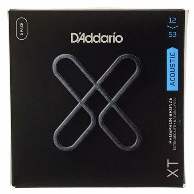☆唐尼樂器︵☆ Daddario XTAPB1253 (12-53) 磷青銅演奏/錄音級民謠吉他弦(原型號EXP16)