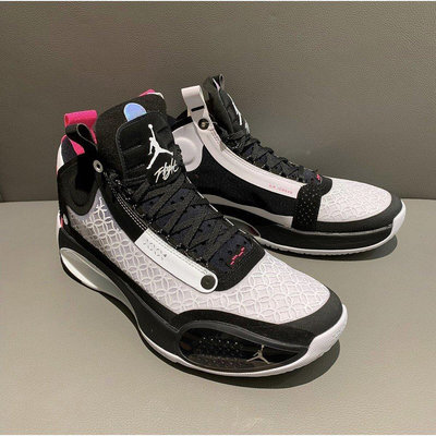 全新 Air Jordan 34 Digital Pink PF 籃球 黑白 BQ3381-016潮鞋