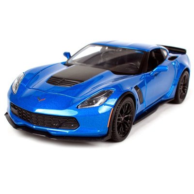 2015 雪佛蘭 Corvette Z06 藍色 FF4431133 1:24 合金車 預購 阿米格Amigo