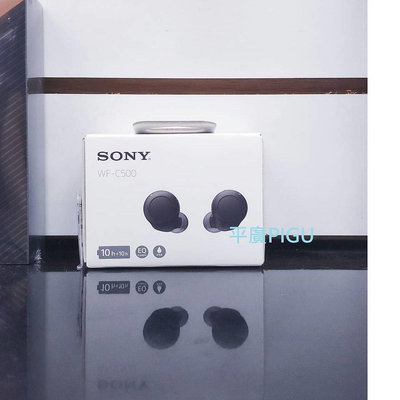 平廣 現貨公司貨 SONY WF-C500 黑色 藍芽耳機 耳機 防汗水 APP 另售 漫步者 EDIFIER PAMU