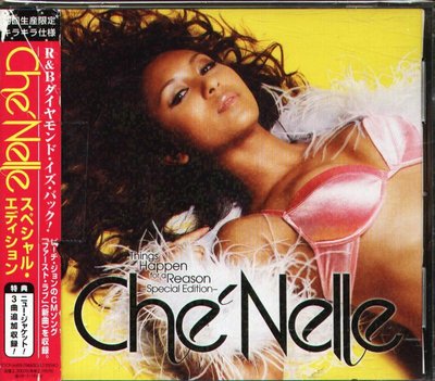 K - Che'Nelle - Things Happen For A Reason 日版 CD+3BONUS OBI