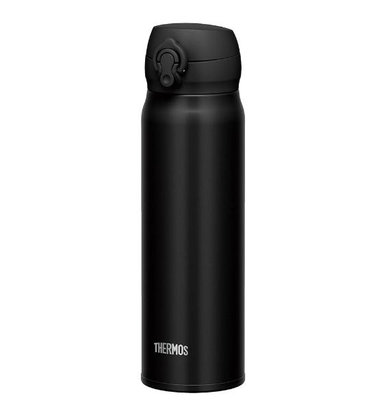THERMOS 膳魔師 超輕量 不鏽鋼真空保溫瓶 600ml JNL-605-DPBK 深黑色 保温保冷 環保
