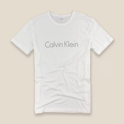 美國百分百【全新真品】Calvin Klein T恤 CK 短袖 T-shirt 短T logo 白色 I171