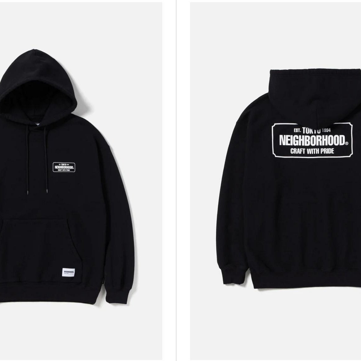 NEIGHBORHOOD 渋谷限定 SWEATPARKA LS BLACK XL-