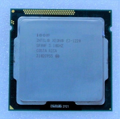 ~ 駿朋電腦 ~ Intel Xeon E3-1220 3.10GHZ 1155腳位CPU 四核心 $800