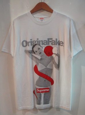 [JC] SUPREME x Original Fake 凱特摩絲聯名限定短袖 T 恤  夢幻逸品 限定70件 L號