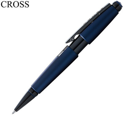 【Pen筆】CROSS高仕 Edge創意伸縮啞光藍色鋼珠筆 AT0555-12