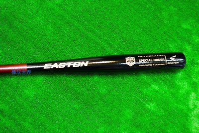 棒球世界 全新 2017美國空運Easton MLB等級楓木壘球木棒 台灣訂製款 特價 實心棒  黑色