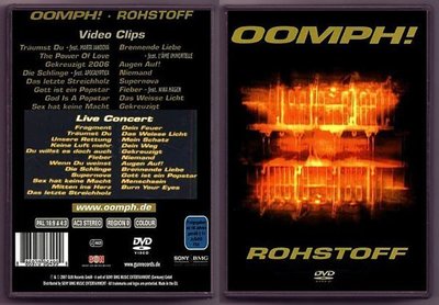 音樂居士新店#Oomph! - Rohstoff () DVD