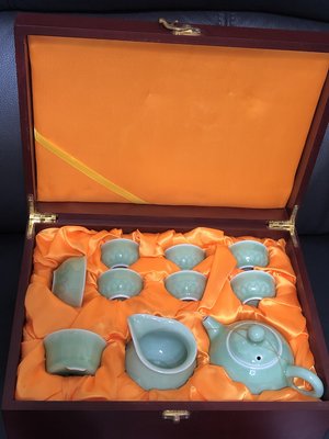 樹哥代購-中國龍泉青瓷茶具組