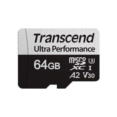 新風尚潮流 【TS64GUSD340S】 創見 64GB 340S Micro-SD 記憶卡 支援 A2 APP加速