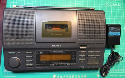 [二手桌上型卡帶收音機音響］SONY 日規版 WA-R9000 錄音帶 卡帶 收音機 床頭音響 鬧鐘