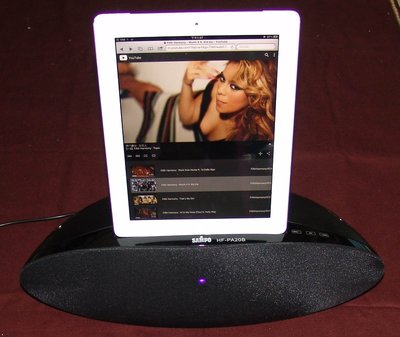 SAMPO (HF-PA20B) 多媒體音響 可播放及充電 iPad/iPhone/iPod/USB