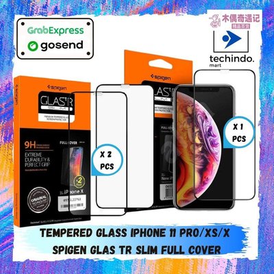 Iphone 11 Pro XS X Spigen 鋼化玻璃 tR HD 全屏保護貼-too【木偶奇遇記】