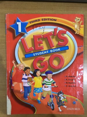 (二手書) 兒童美語書籍 Let's Go student book 3/e level 1 課本單書