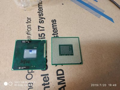 Intel® Pentium  B800 B850 B950 B960 筆電用 CPU   FCPGA988