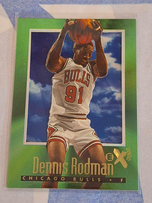 雯雯小舖~~NBA球員卡Dennis Rodman （老卡完美主義者勿下標）2