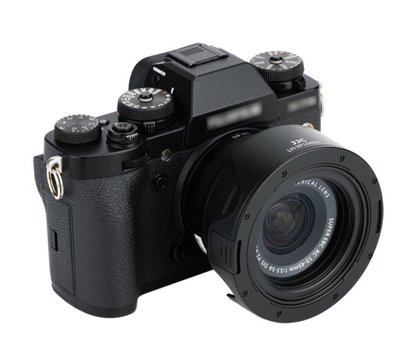 JJC遮光罩富士XC 15-45mm X-A5 XA20 XT100 XT30 XA7 XT200相機18mm F2鏡頭