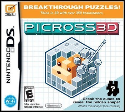 NDS 全新美版【立體繪圖方塊】【Picross 3D】