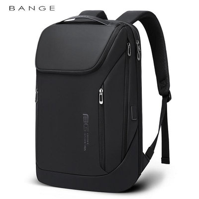 Bange 15.6 英寸男士筆記本電腦背包高檔防水多用途 USB 充電防震商務公文包男士背包