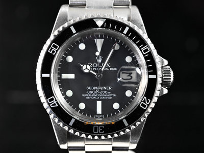 [現貨]ROLEX 勞力士 1680 Submariner 壓克力玻璃 黑水鬼 40mm LRK419 16610