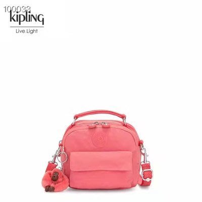現貨 鑫森凱莉代購 Kipling 猴子包 K08249 芭比粉 迷你號 輕便 多功能 斜背 手提 後背包 兒童包