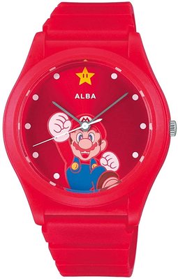日本正版 SEIKO 精工 ALBA ACCK430 超級瑪利歐 瑪利歐 手錶 日本代購