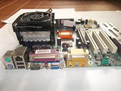 acer 微星 MS-6533 478主機板,加P4-2.4賽陽,CPU,風扇,256M記憶體,檔板,整套