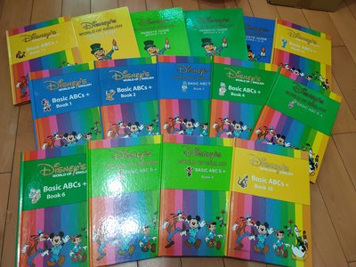 寰宇迪士尼美語世界 主課程 11本課本 Disney’s World of English Basic ABC’s+