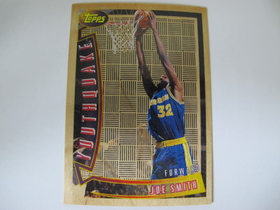 ~ Joe Smith ~1996年Topps 選秀狀元.NBA球星/喬·史密斯 木頭特殊卡