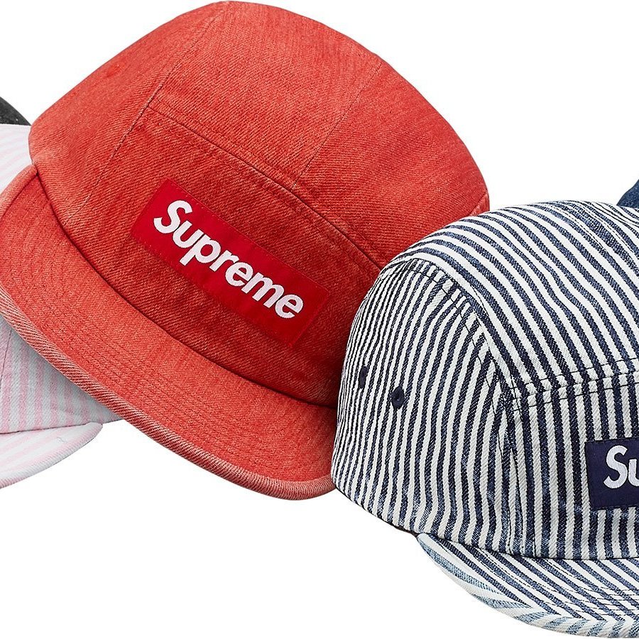 日貨代購CITY】2018SS SUPREME DENIM CAMP CAP 五分割帽子現貨| Yahoo